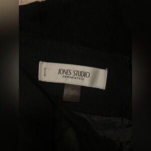 Jones Studio Classic Black Pencil Skirt